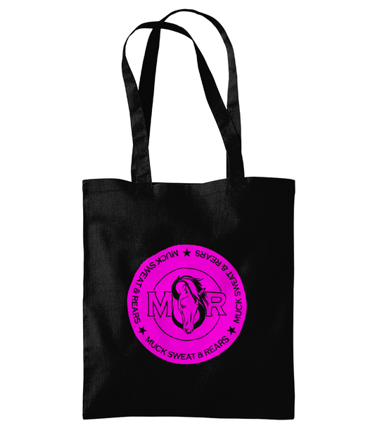 Team MSR Westford Mill Organic Premium Cotton Tote Printed with Pink MSR Logo