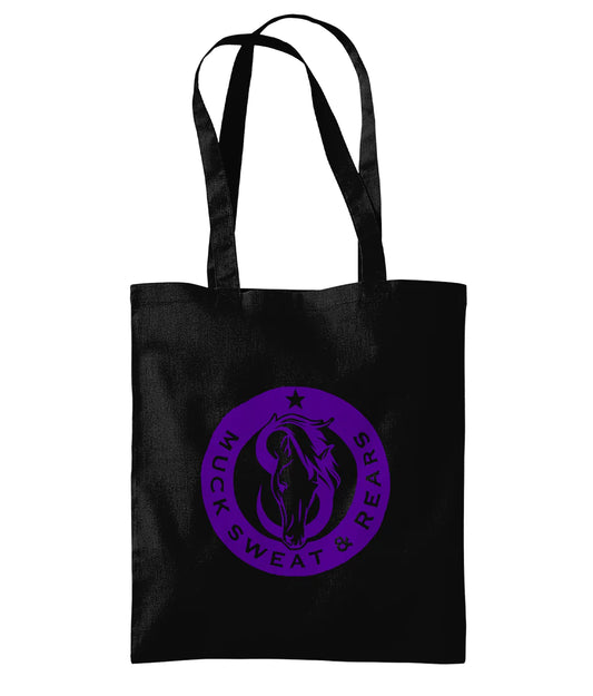 Team MSR Westford Mill Organic Premium Cotton Tote Printed with Purple MSR Logo