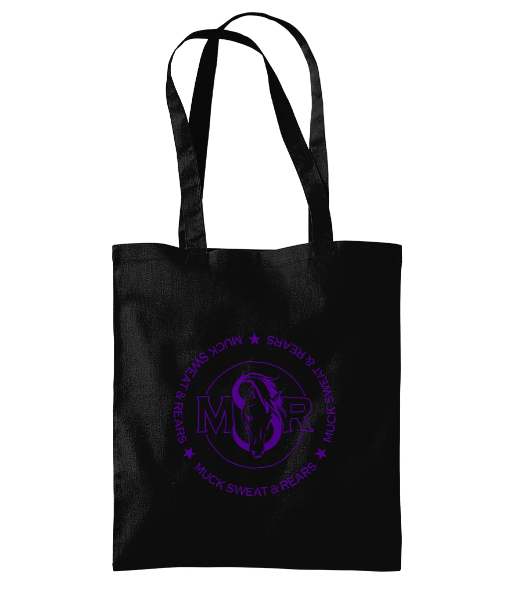 Team MSR Westford Mill Organic Premium Cotton Tote Printed with Purple MSR Logo