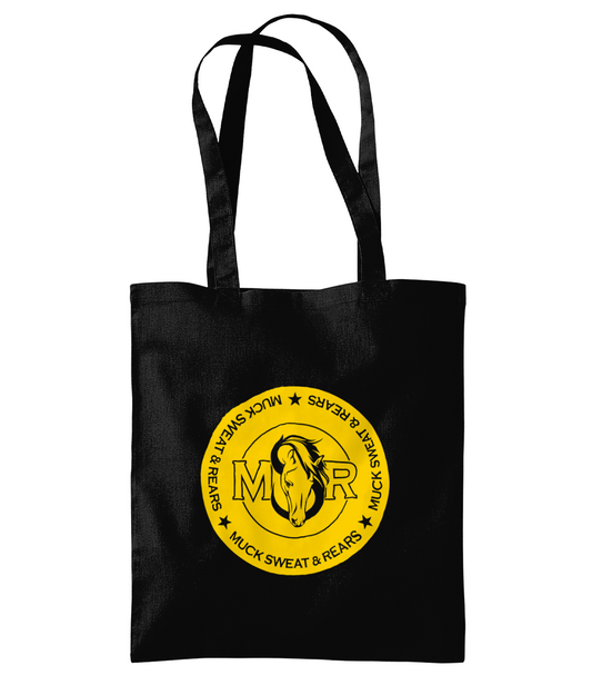 Team MSR Westford Mill Organic Premium Cotton Tote Printed with Yellow MSR Logo