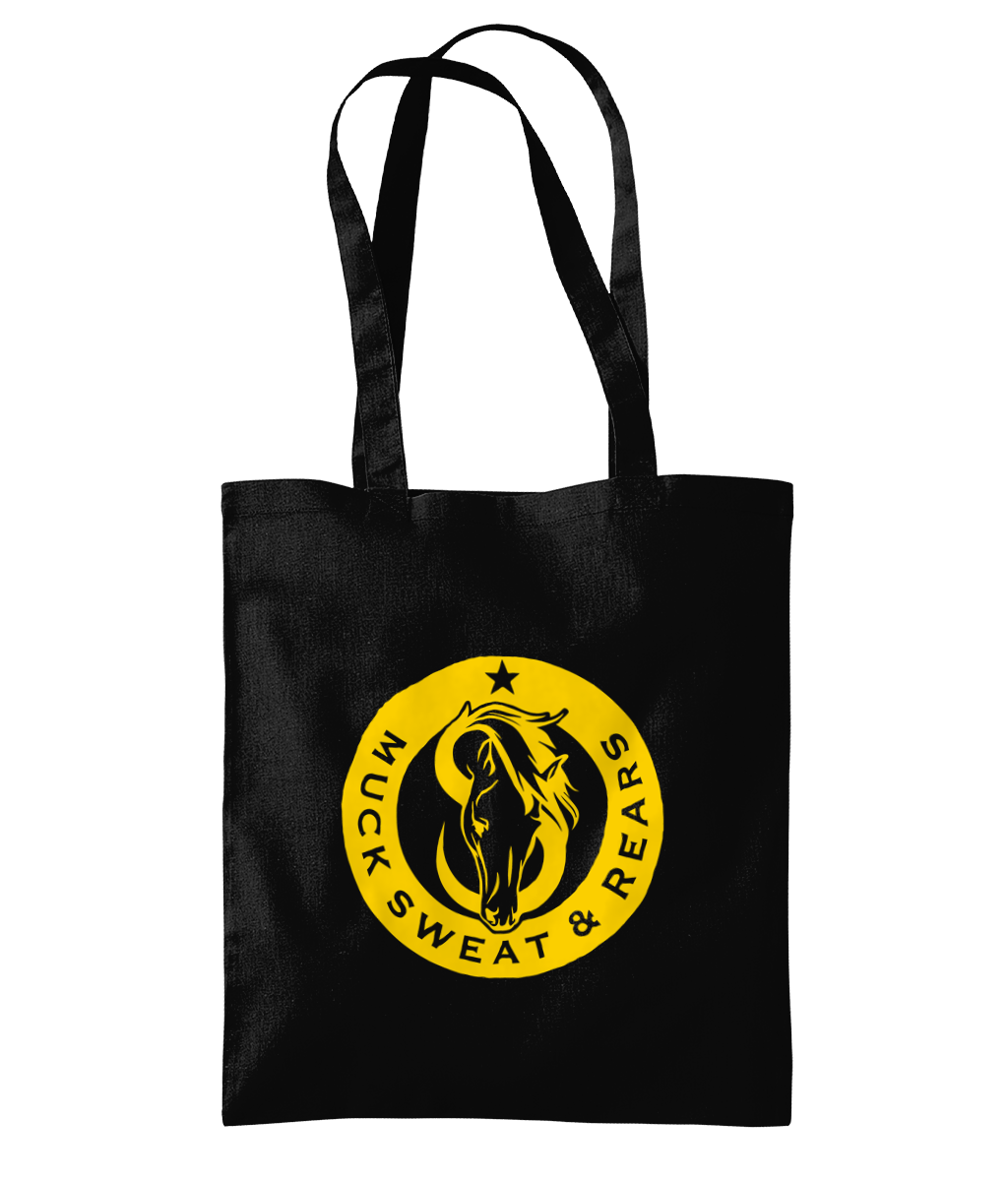 Team MSR Westford Mill Organic Premium Cotton Tote Printed with Yellow MSR Logo