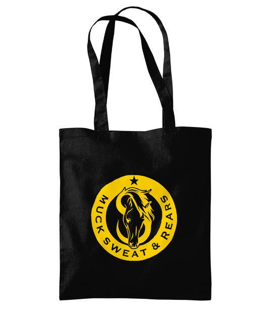 Team MSR Westford Mill Organic Premium Cotton Tote Printed with Yellow MSR Logo