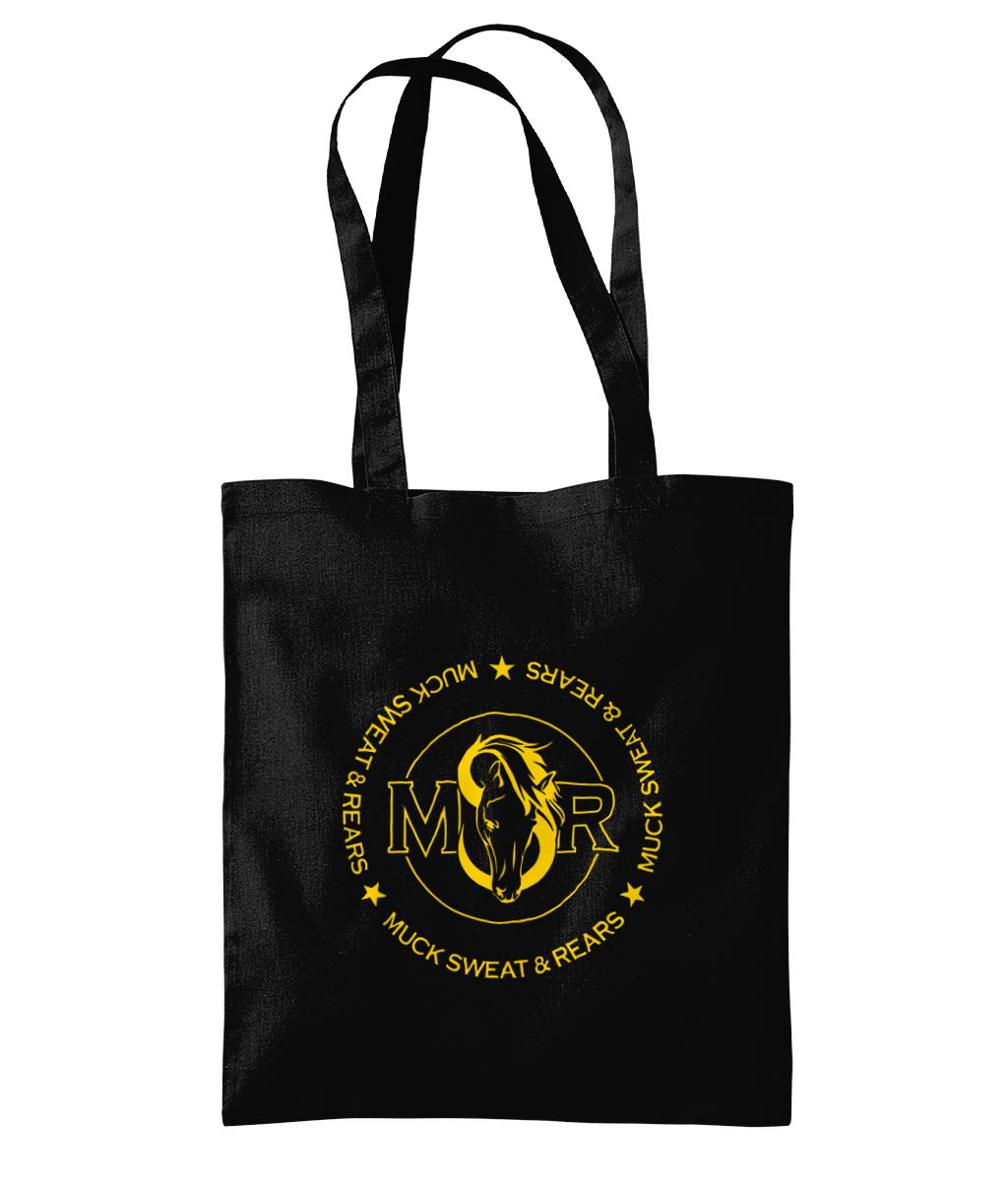 Team MSR Westford Mill Organic Premium Cotton Tote Printed with Yellow MSR Logo