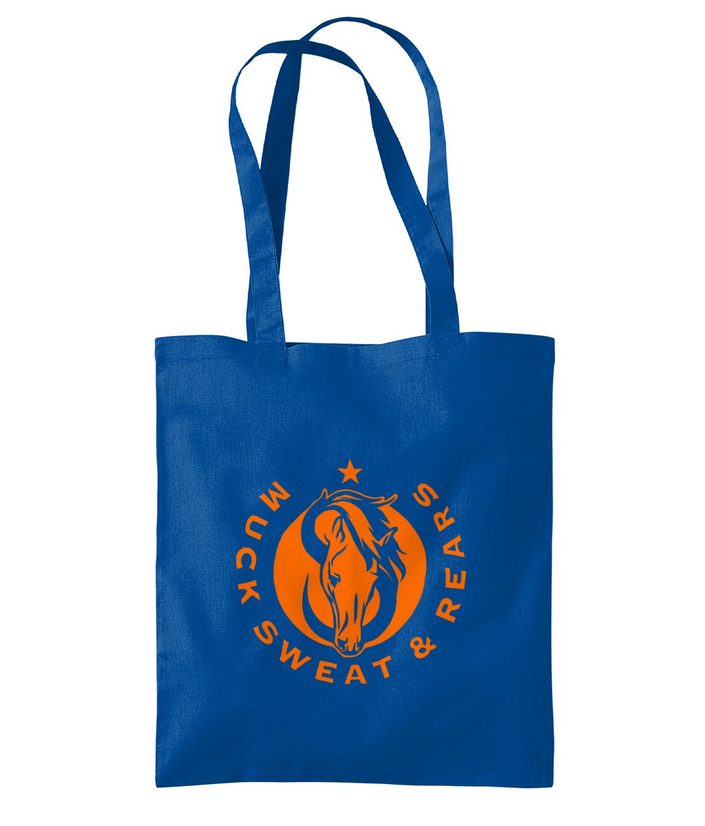 Team MSR Westford Mill Organic Premium Cotton Tote Printed with Orange MSR Logo