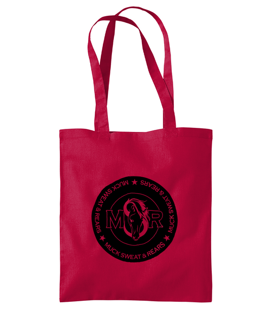 Team MSR Westford Mill Organic Premium Cotton Tote Printed with Black MSR Logo