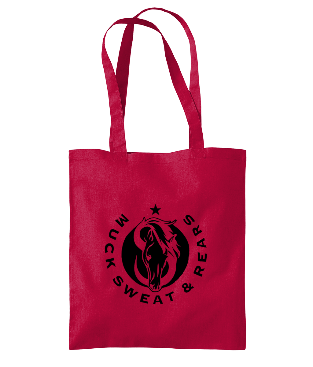 Team MSR Westford Mill Organic Premium Cotton Tote Printed with Black MSR Logo