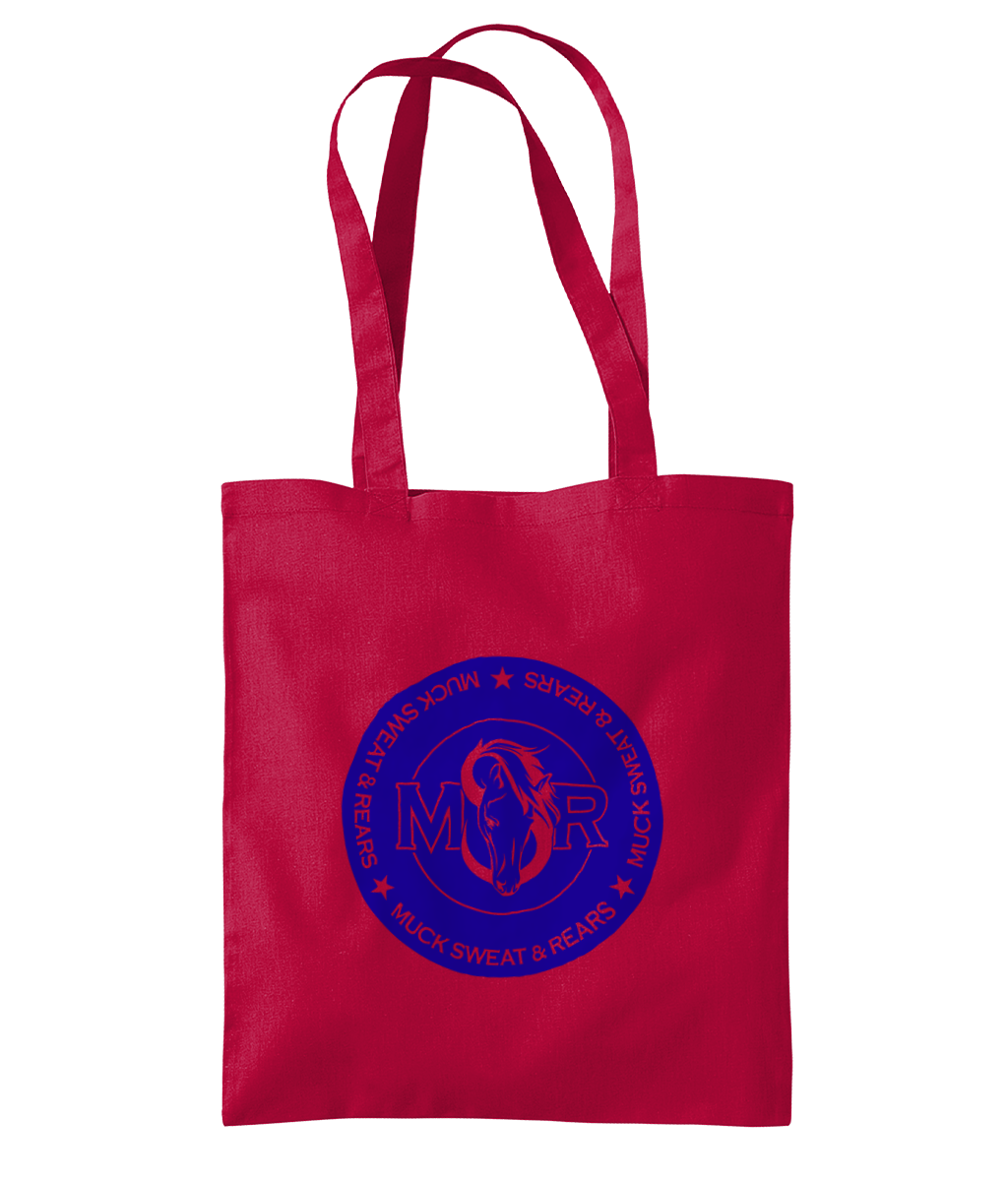Team MSR Westford Mill Organic Premium Cotton Tote Printed with Blue MSR Logo