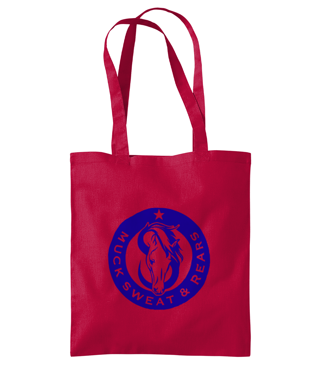 Team MSR Westford Mill Organic Premium Cotton Tote Printed with Blue MSR Logo