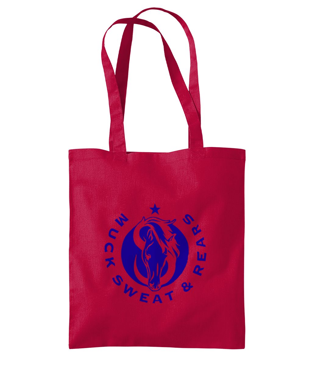 Team MSR Westford Mill Organic Premium Cotton Tote Printed with Blue MSR Logo