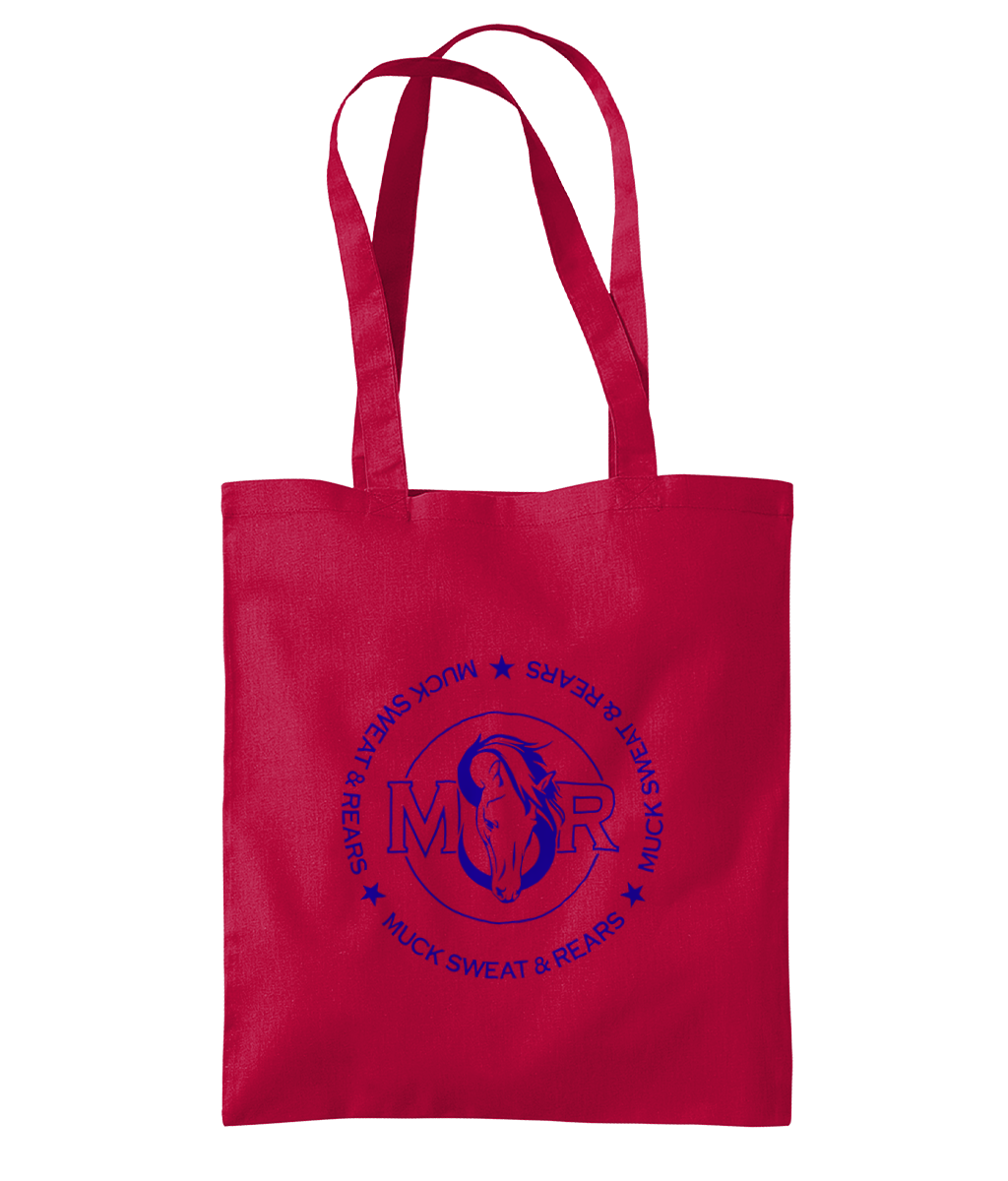 Team MSR Westford Mill Organic Premium Cotton Tote Printed with Blue MSR Logo