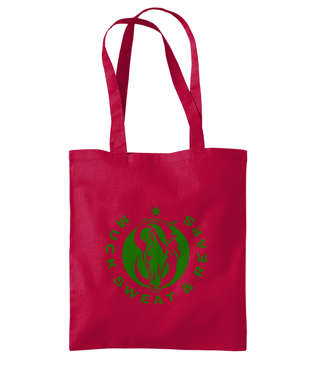 Team MSR Westford Mill Organic Premium Cotton Tote Printed with Green MSR Logo
