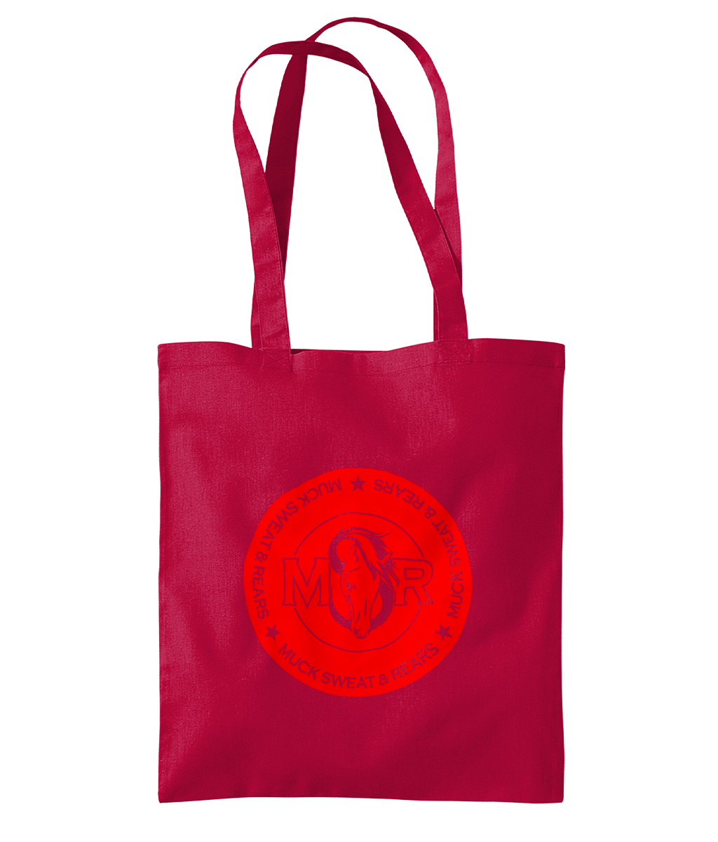 Team MSR Westford Mill Organic Premium Cotton Tote Printed with Red MSR Logo