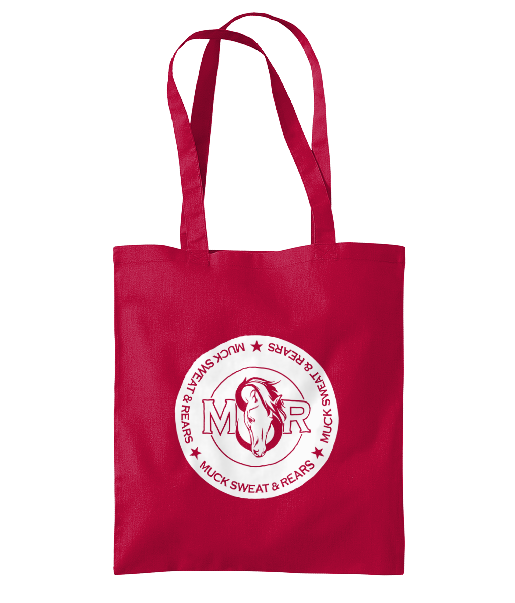 Team MSR Westford Mill Organic Premium Cotton Tote Printed with White MSR Logo