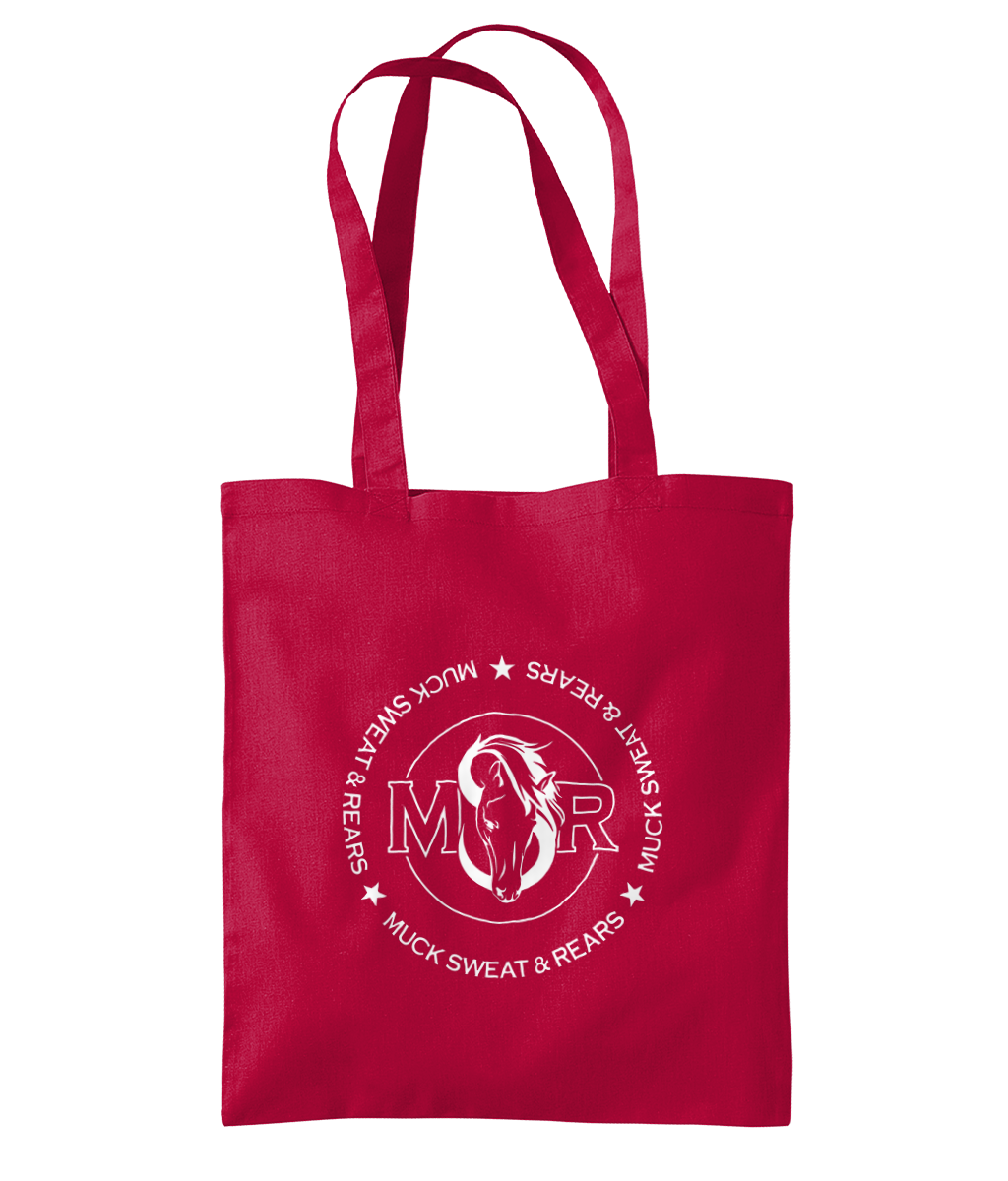 Team MSR Westford Mill Organic Premium Cotton Tote Printed with White MSR Logo