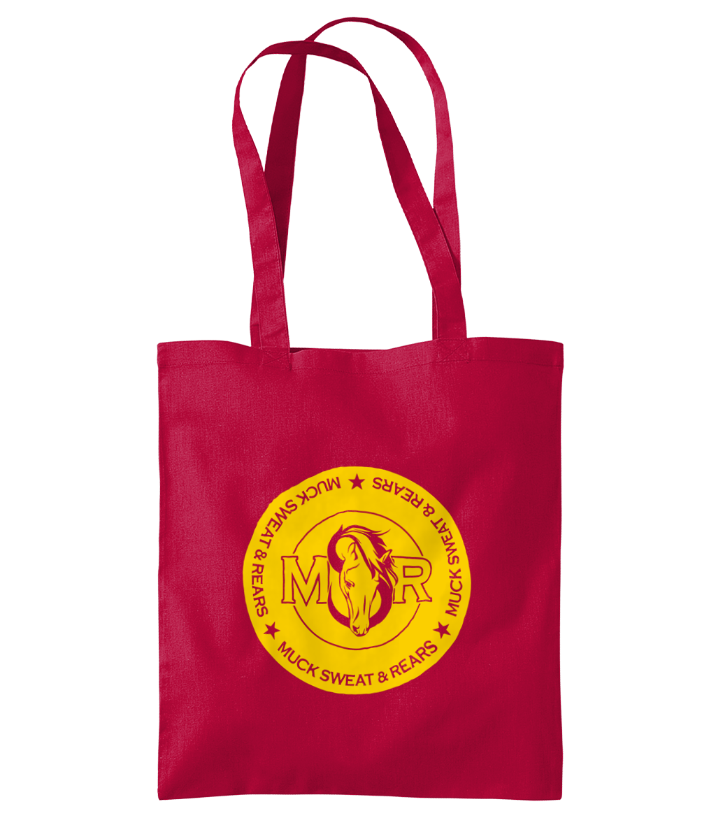 Team MSR Westford Mill Organic Premium Cotton Tote Printed with Yellow MSR Logo