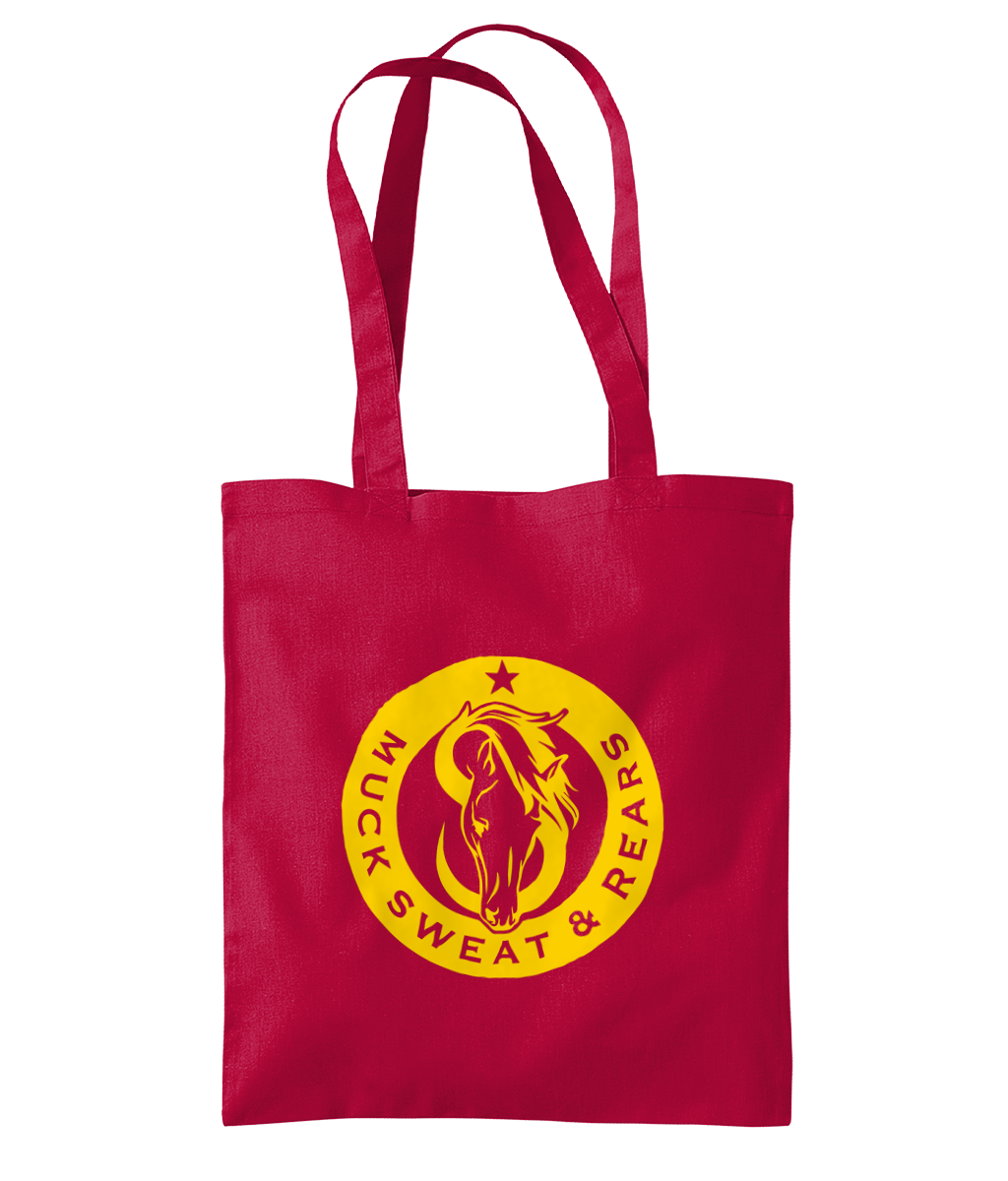 Team MSR Westford Mill Organic Premium Cotton Tote Printed with Yellow MSR Logo
