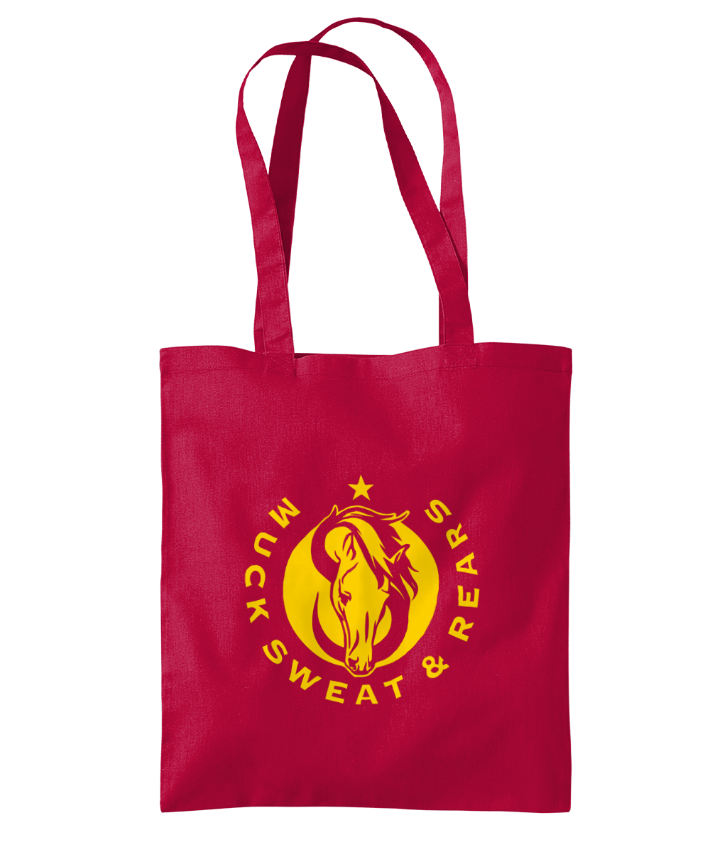 Team MSR Westford Mill Organic Premium Cotton Tote Printed with Yellow MSR Logo