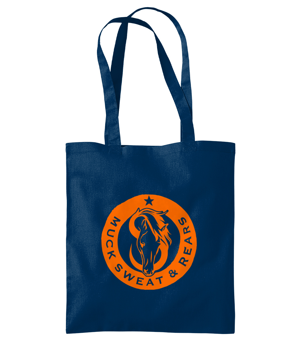 Team MSR Westford Mill Organic Premium Cotton Tote Printed with Orange MSR Logo