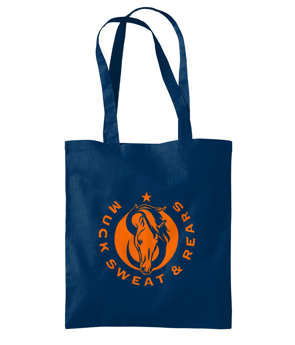 Team MSR Westford Mill Organic Premium Cotton Tote Printed with Orange MSR Logo