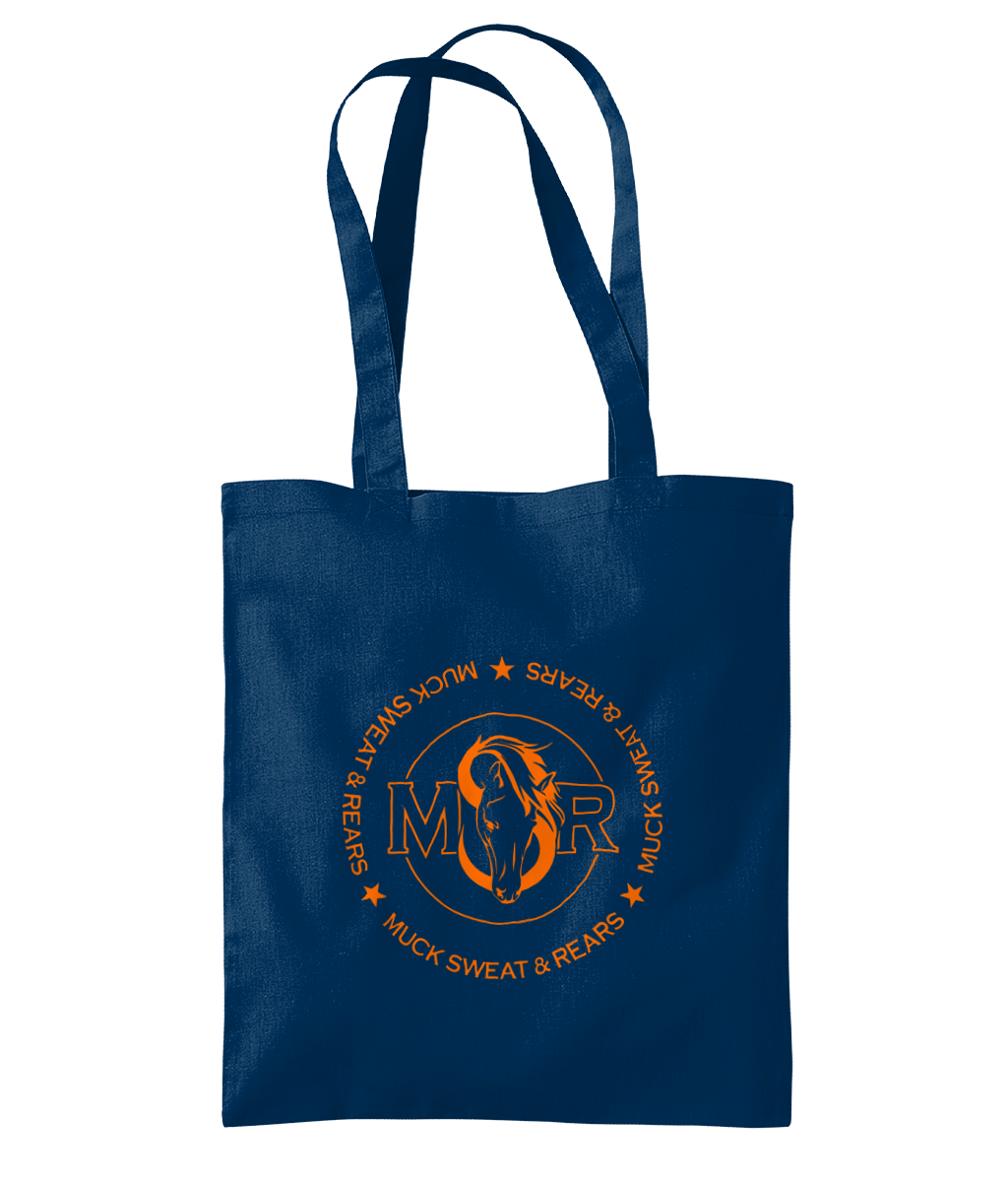 Team MSR Westford Mill Organic Premium Cotton Tote Printed with Orange MSR Logo