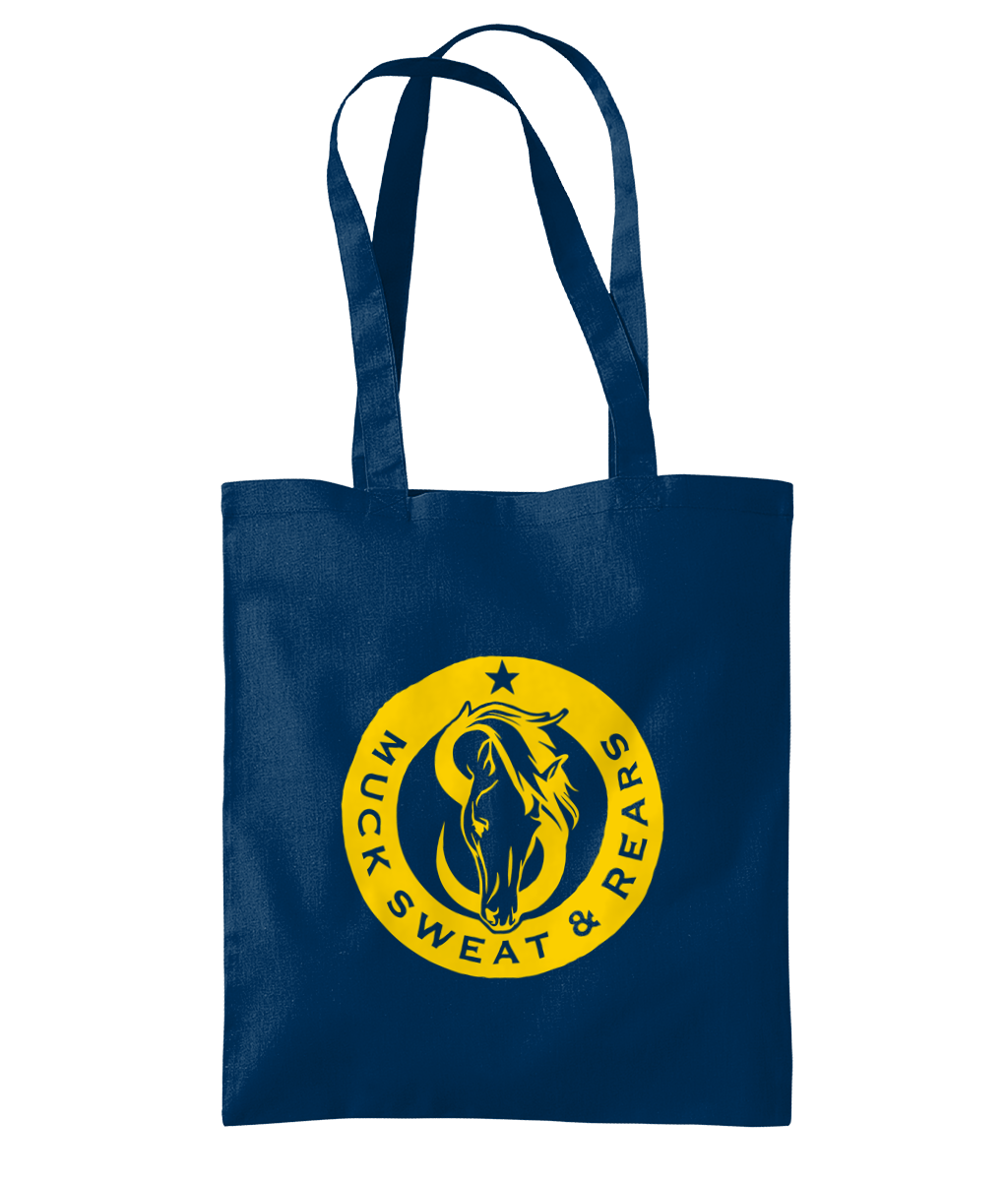 Team MSR Westford Mill Organic Premium Cotton Tote Printed with Yellow MSR Logo