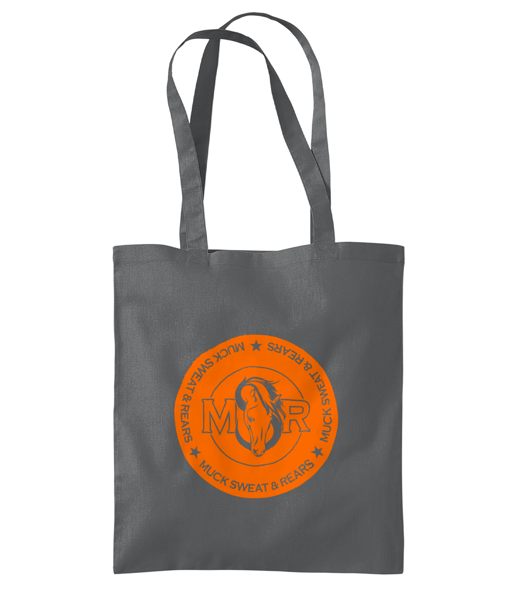 Team MSR Westford Mill Organic Premium Cotton Tote Printed with Orange MSR Logo