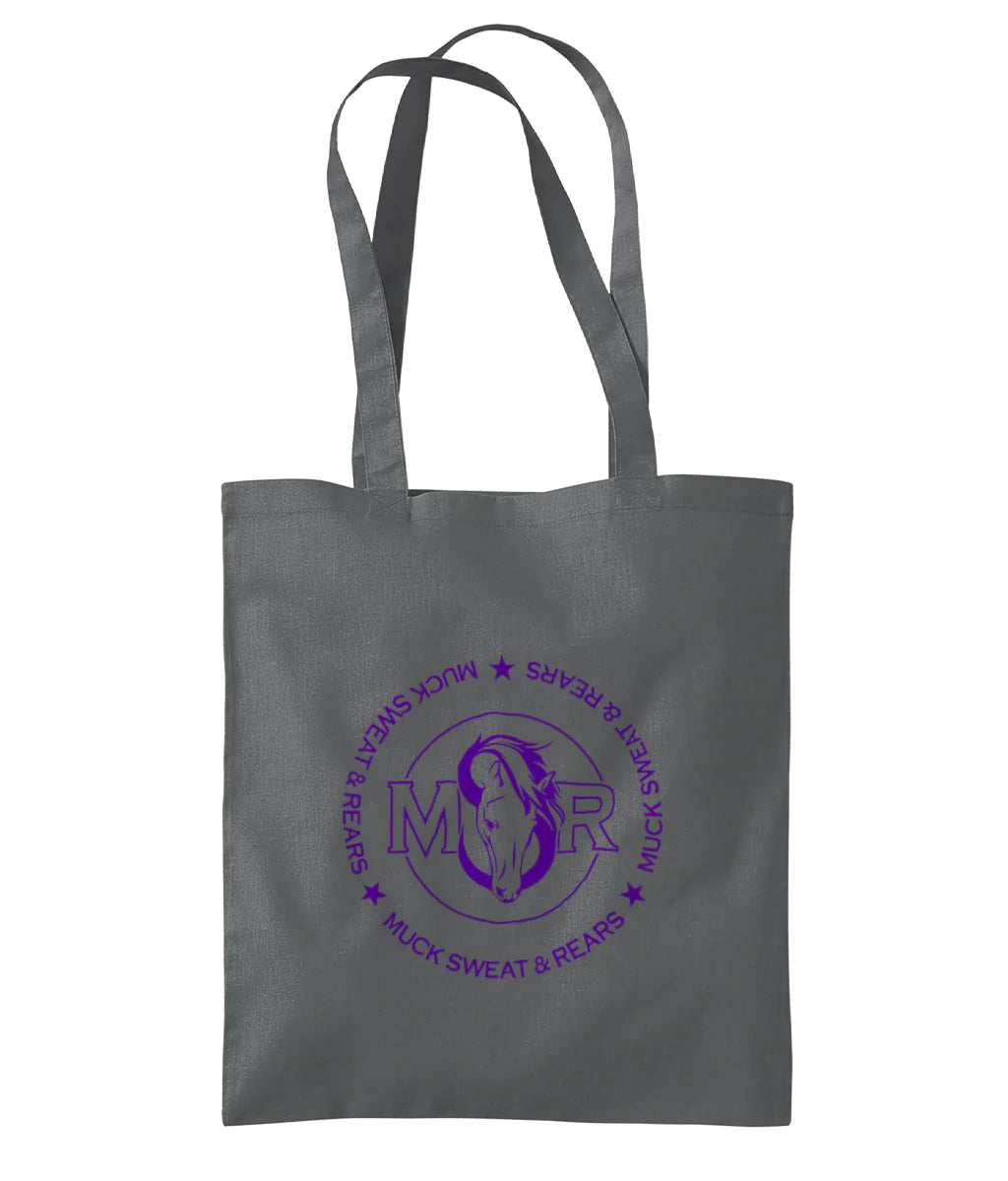 Team MSR Westford Mill Organic Premium Cotton Tote Printed with Purple MSR Logo