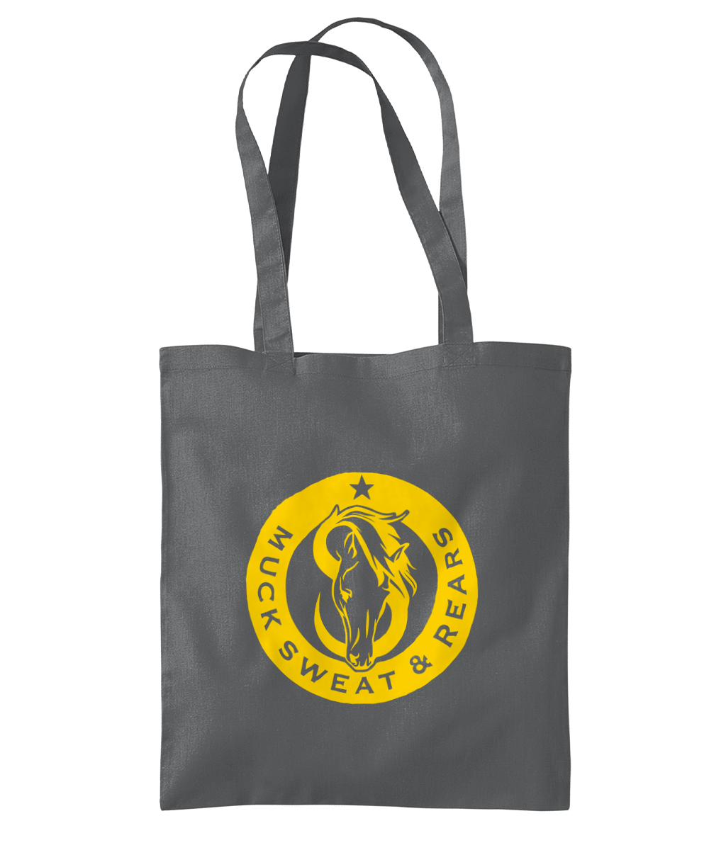 Team MSR Westford Mill Organic Premium Cotton Tote Printed with Yellow MSR Logo