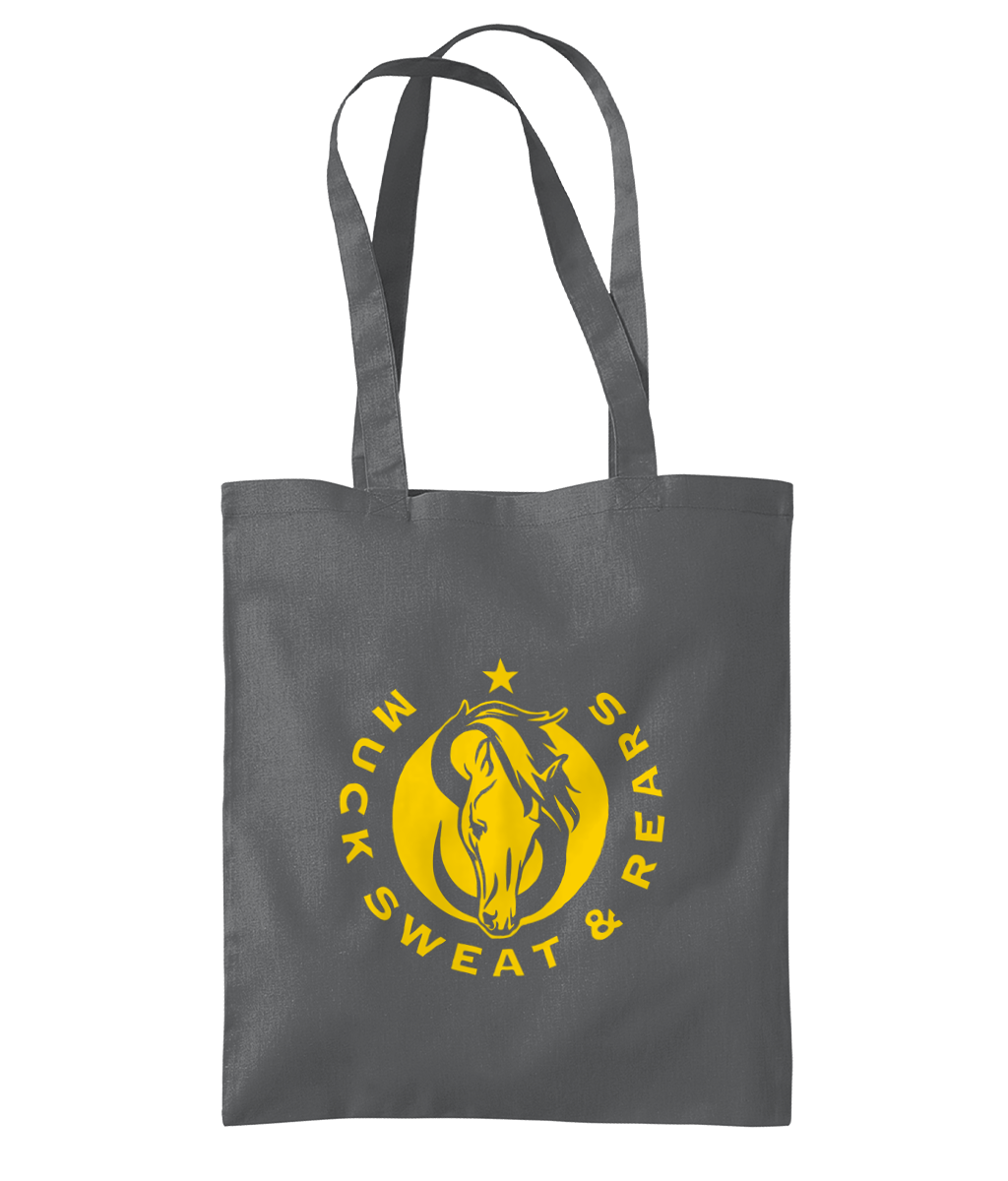 Team MSR Westford Mill Organic Premium Cotton Tote Printed with Yellow MSR Logo
