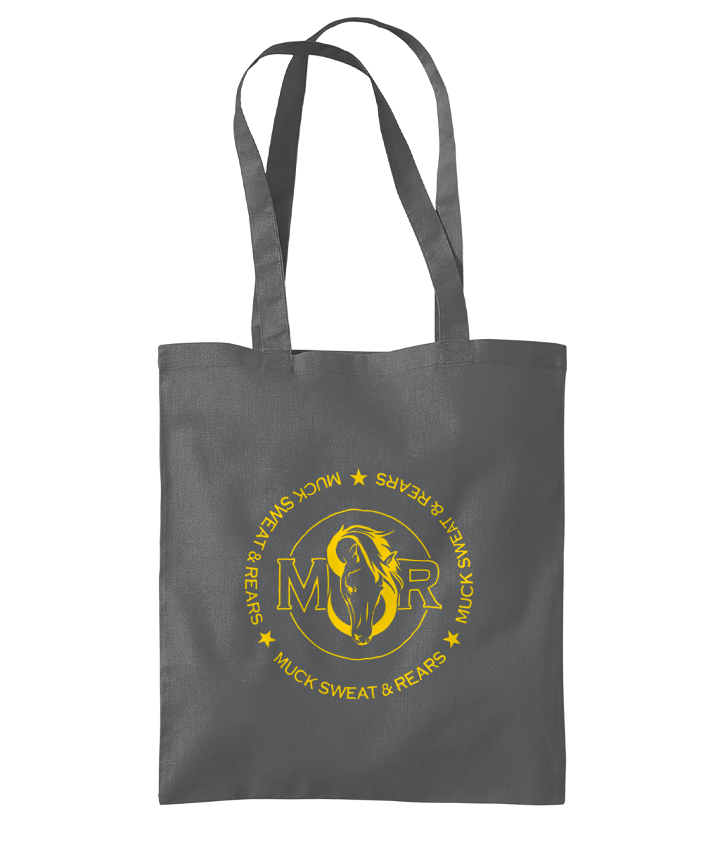 Team MSR Westford Mill Organic Premium Cotton Tote Printed with Yellow MSR Logo