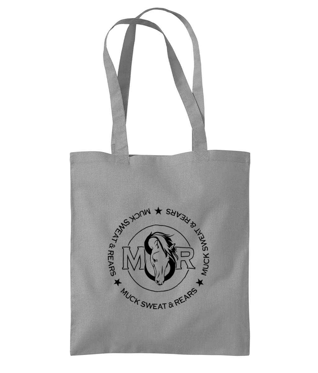 Team MSR Westford Mill Organic Premium Cotton Tote Printed with Black MSR Logo