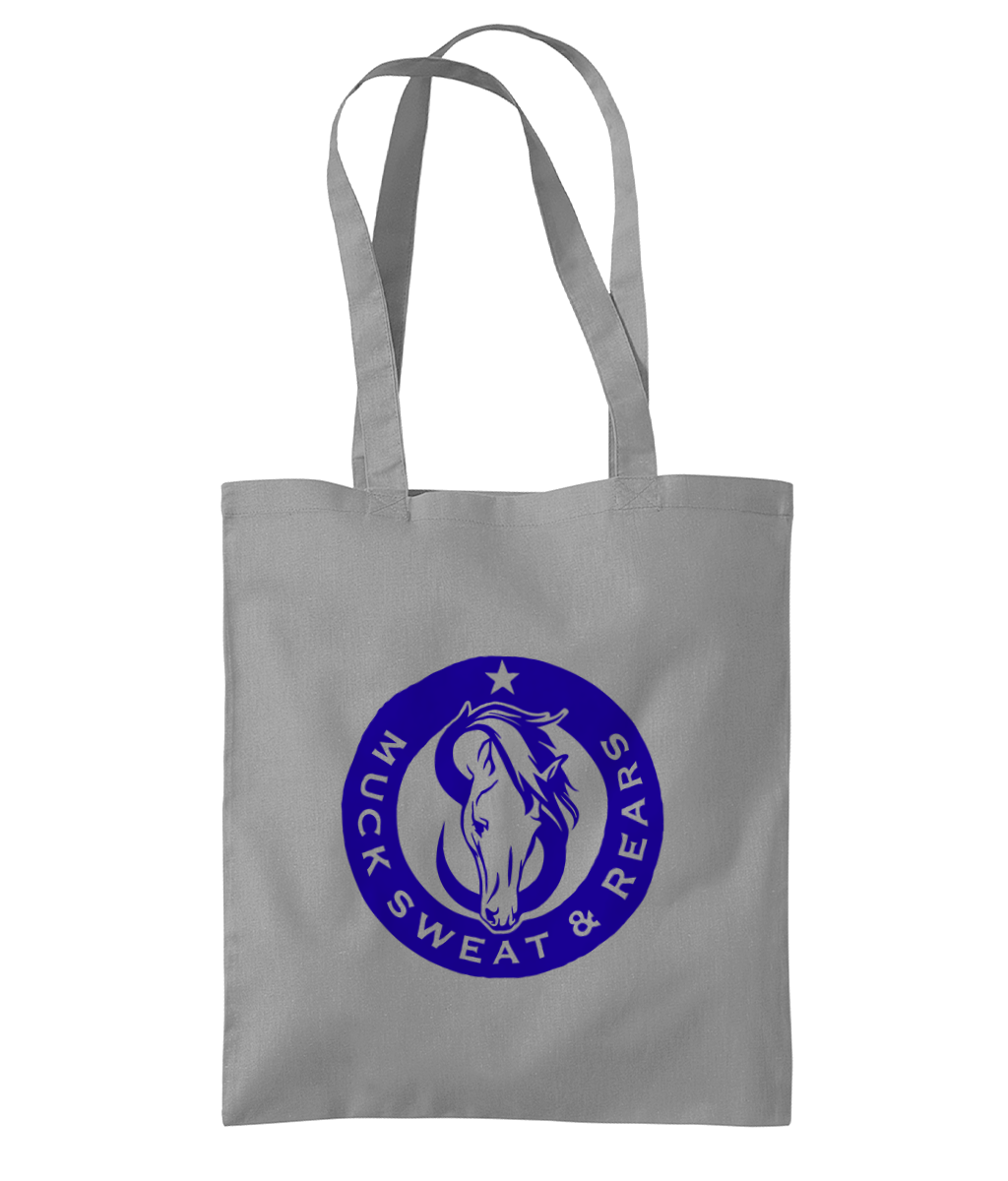 Team MSR Westford Mill Organic Premium Cotton Tote Printed with Blue MSR Logo