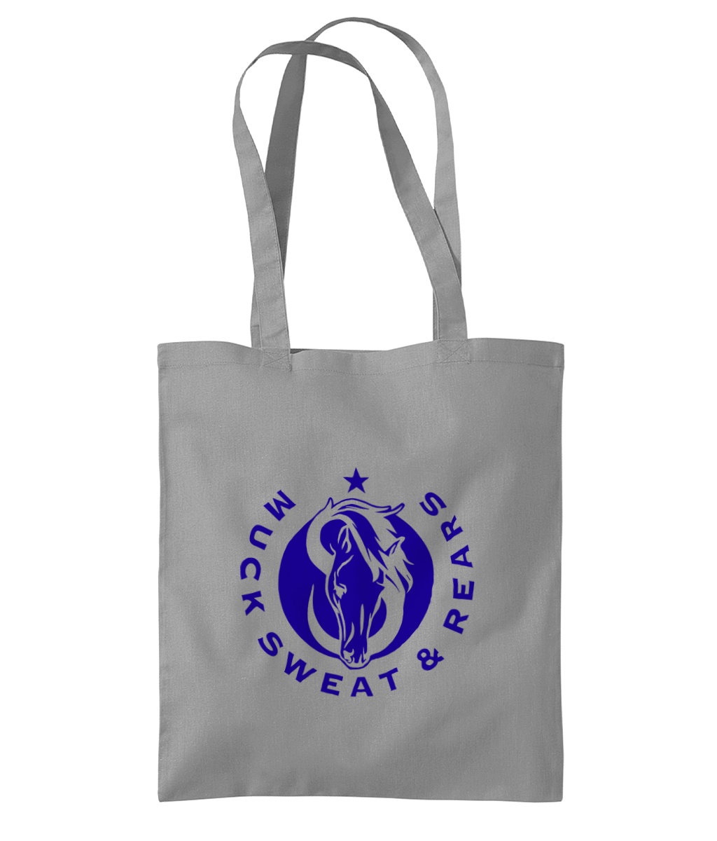 Team MSR Westford Mill Organic Premium Cotton Tote Printed with Blue MSR Logo