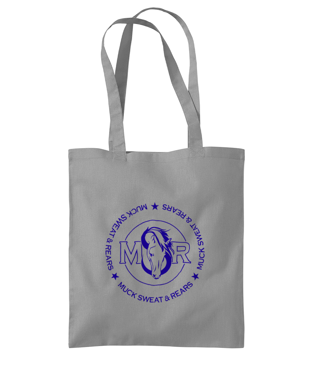 Team MSR Westford Mill Organic Premium Cotton Tote Printed with Blue MSR Logo