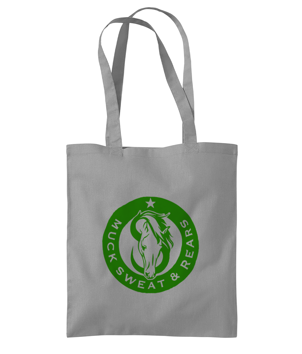 Team MSR Westford Mill Organic Premium Cotton Tote Printed with Green MSR Logo