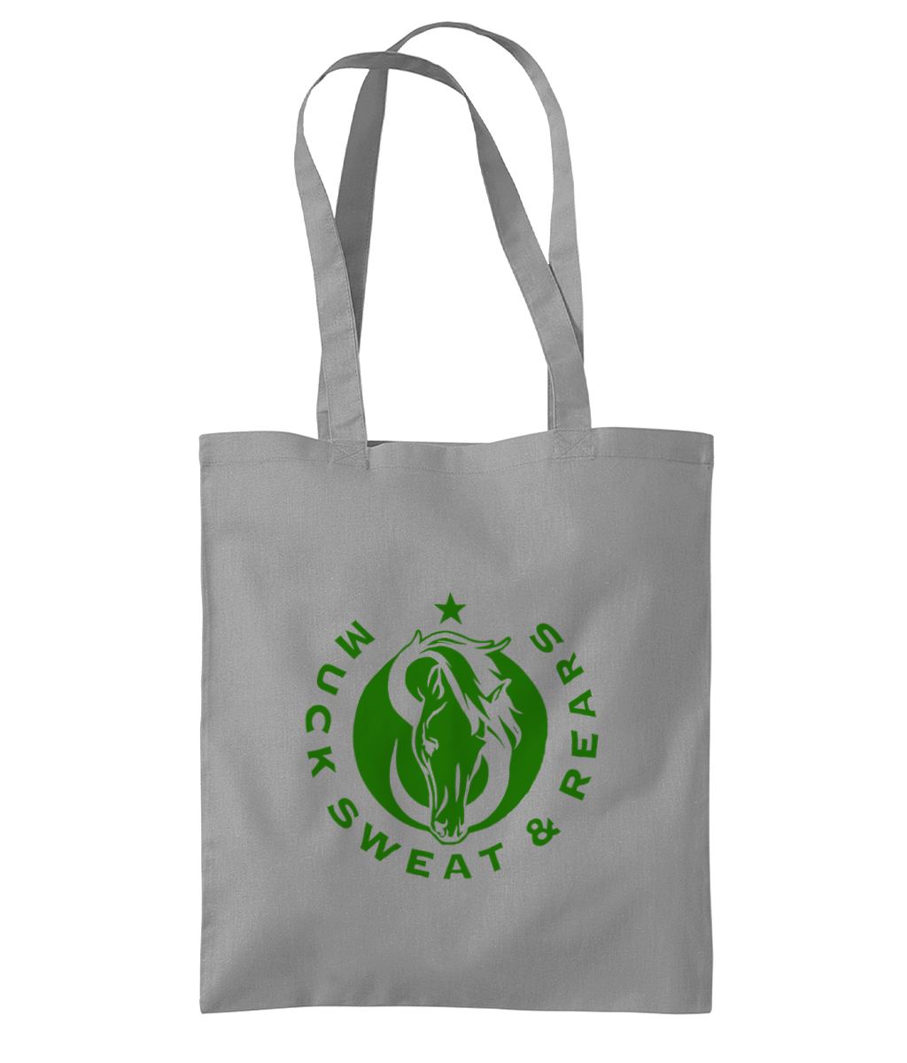 Team MSR Westford Mill Organic Premium Cotton Tote Printed with Green MSR Logo