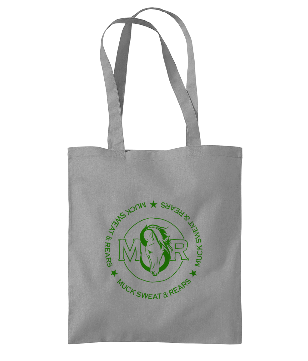 Team MSR Westford Mill Organic Premium Cotton Tote Printed with Green MSR Logo