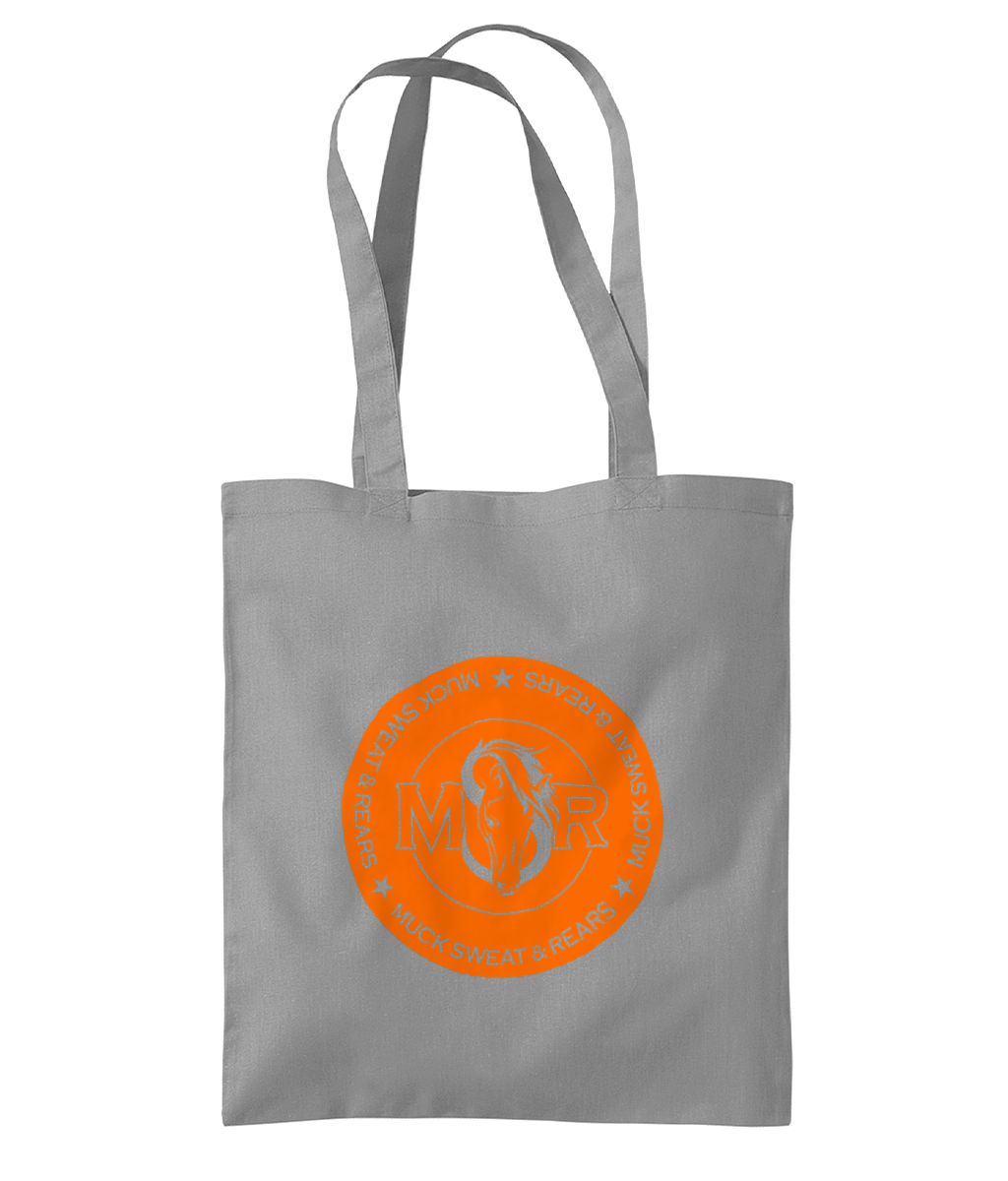 Team MSR Westford Mill Organic Premium Cotton Tote Printed with Orange MSR Logo