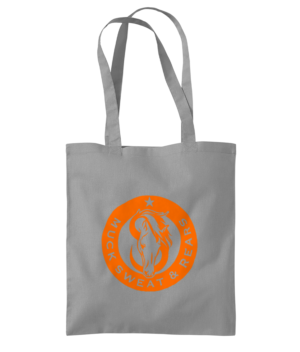 Team MSR Westford Mill Organic Premium Cotton Tote Printed with Orange MSR Logo