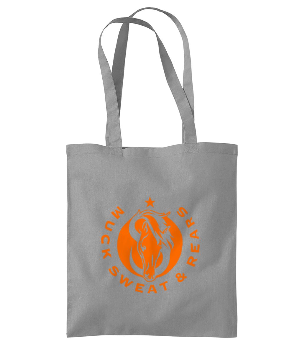 Team MSR Westford Mill Organic Premium Cotton Tote Printed with Orange MSR Logo