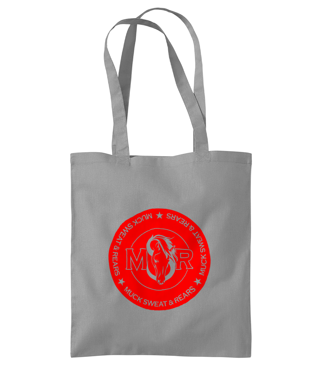 Team MSR Westford Mill Organic Premium Cotton Tote Printed with Red MSR Logo