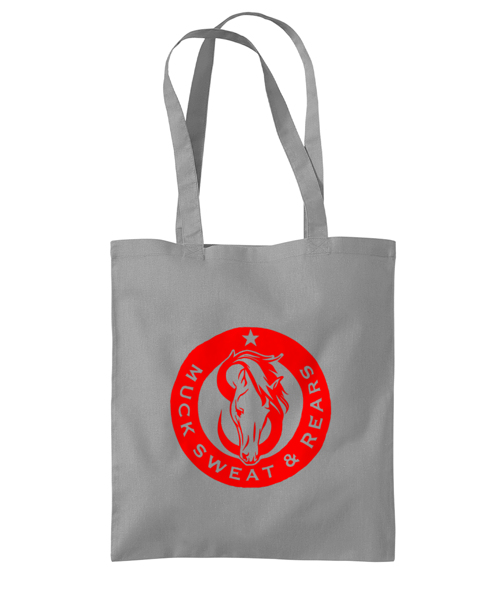 Team MSR Westford Mill Organic Premium Cotton Tote Printed with Red MSR Logo