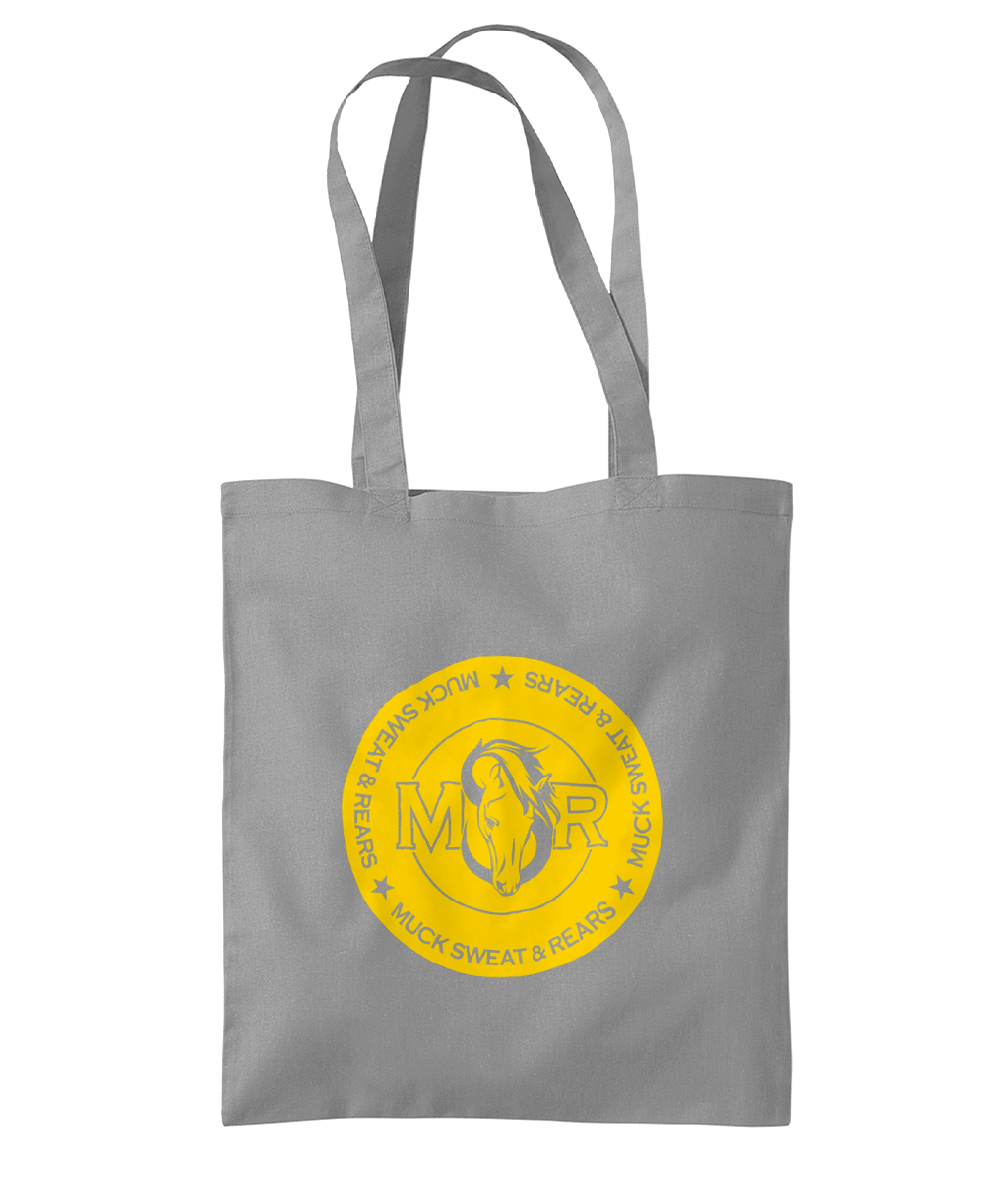 Team MSR Westford Mill Organic Premium Cotton Tote Printed with Yellow MSR Logo