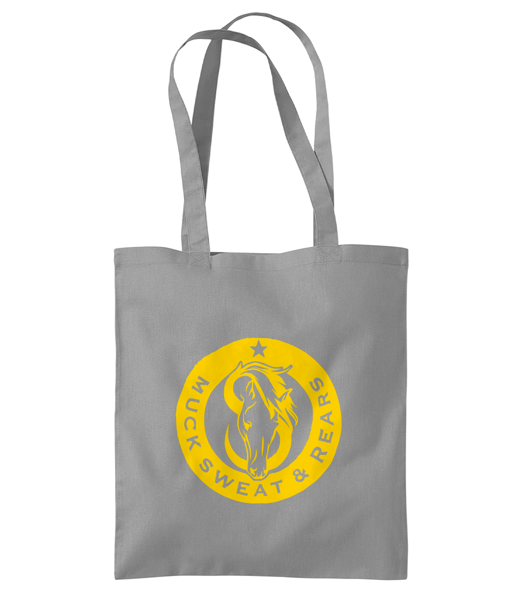 Team MSR Westford Mill Organic Premium Cotton Tote Printed with Yellow MSR Logo