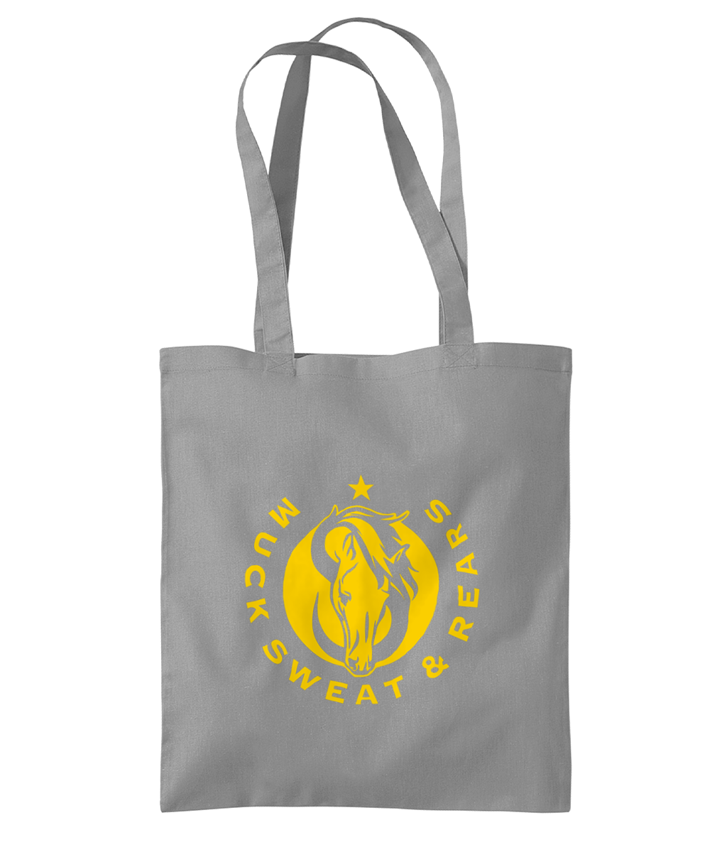 Team MSR Westford Mill Organic Premium Cotton Tote Printed with Yellow MSR Logo