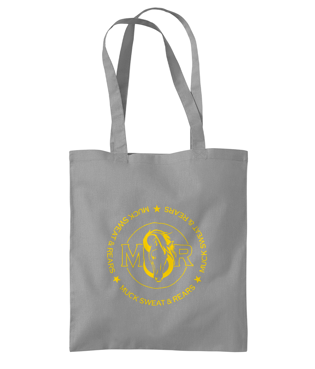 Team MSR Westford Mill Organic Premium Cotton Tote Printed with Yellow MSR Logo