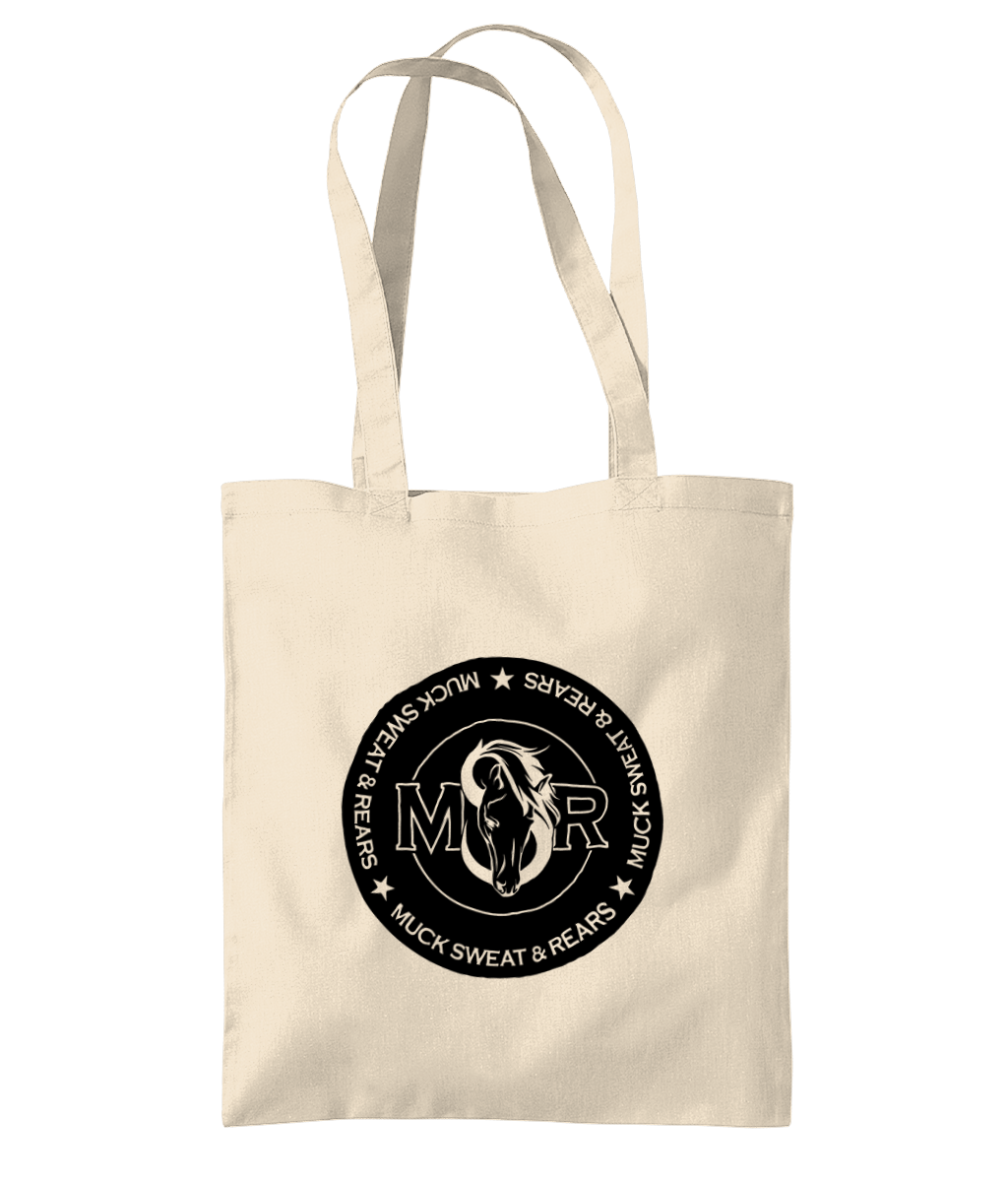 Team MSR Westford Mill Organic Premium Cotton Tote Printed with Black MSR Logo