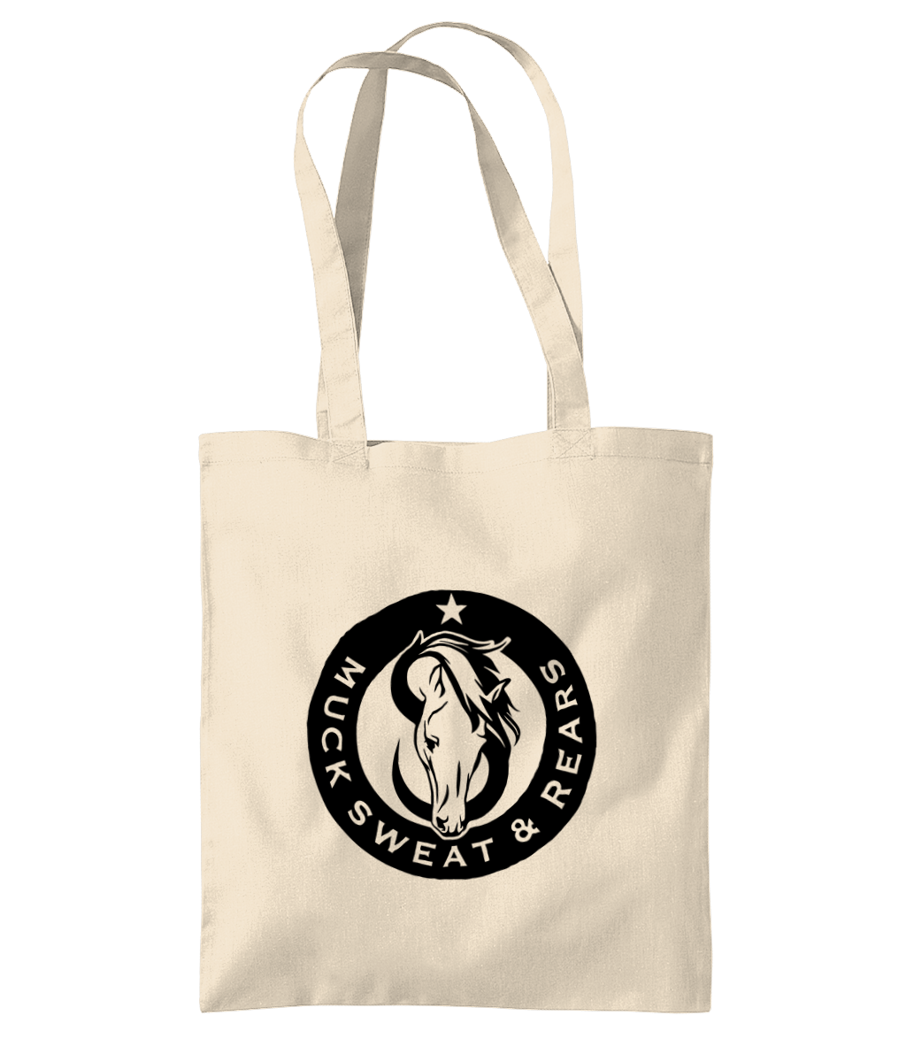 Team MSR Westford Mill Organic Premium Cotton Tote Printed with Black MSR Logo