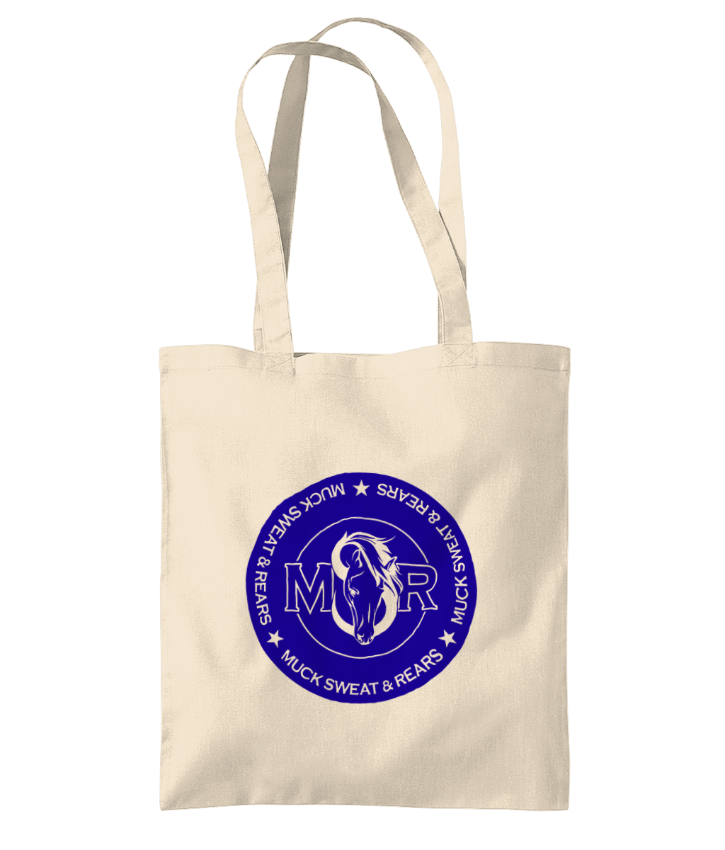 Team MSR Westford Mill Organic Premium Cotton Tote Printed with Blue MSR Logo