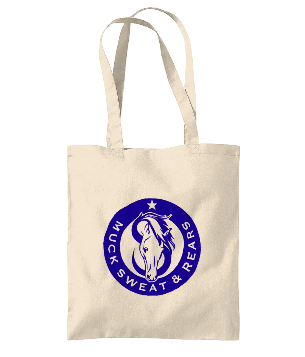 Team MSR Westford Mill Organic Premium Cotton Tote Printed with Blue MSR Logo